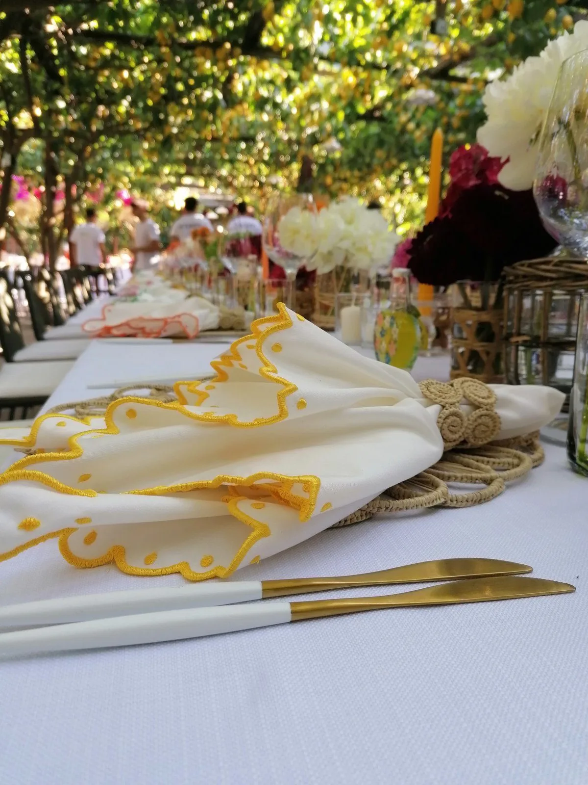 Cerimonia wedding outdoor con allestimento Capuano